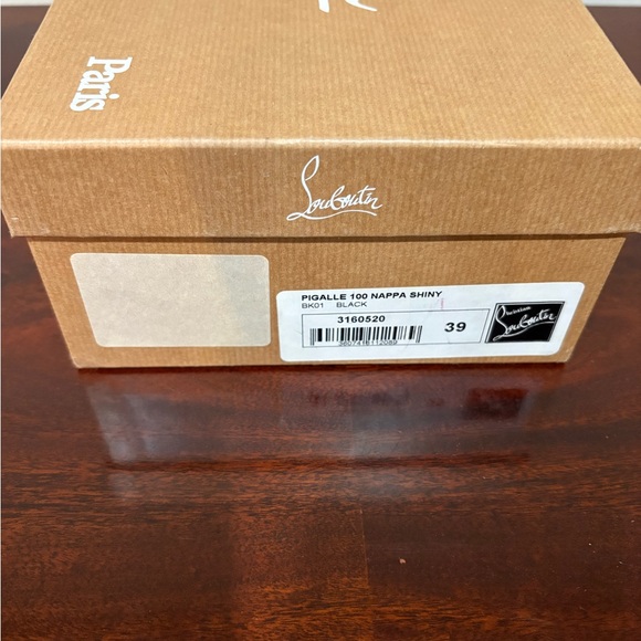 Louboutin Black Patent Pigalle Follies 39 - Picture 8 of 8